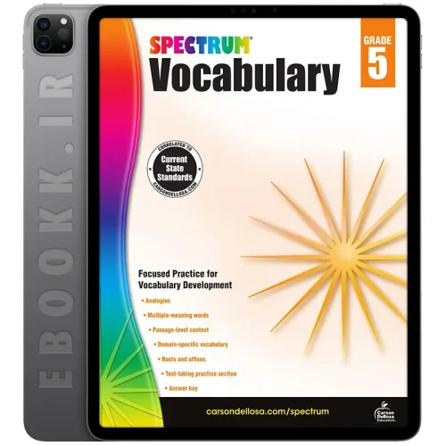 دانلود کتاب Spectrum 5th Grade Vocabulary Workbooks 2014 به زبان انگلیسی